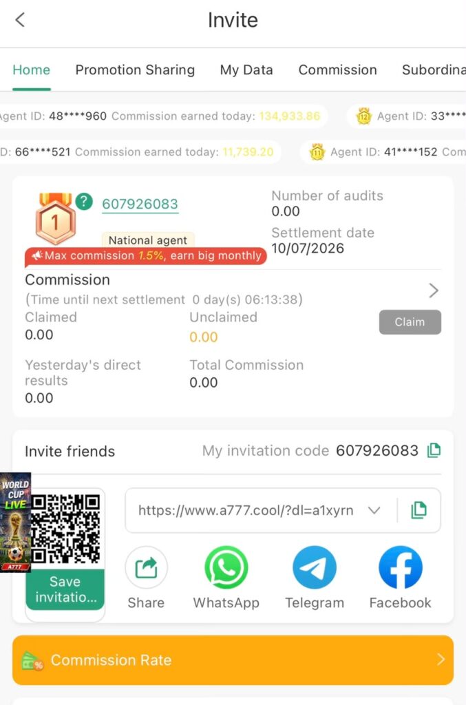 A777 Game Register