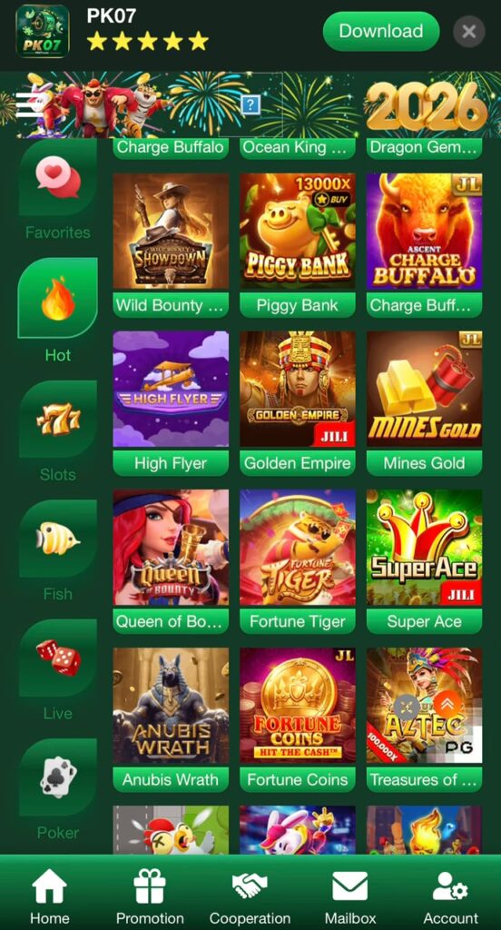 PK 07 Game App