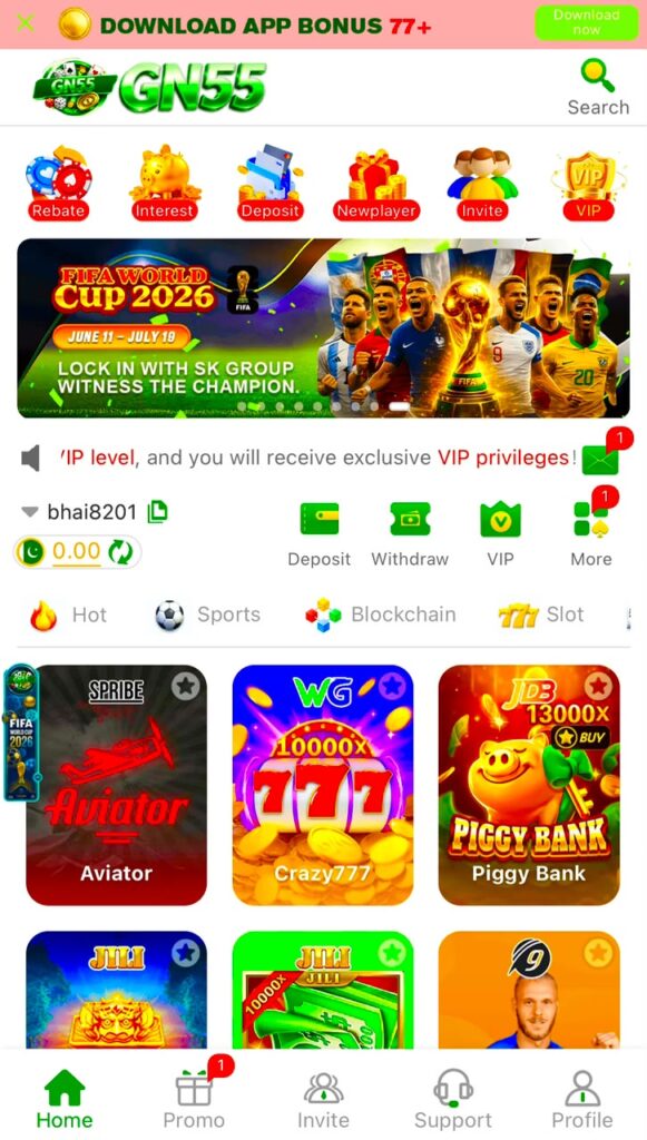 GN55 Game Earning App