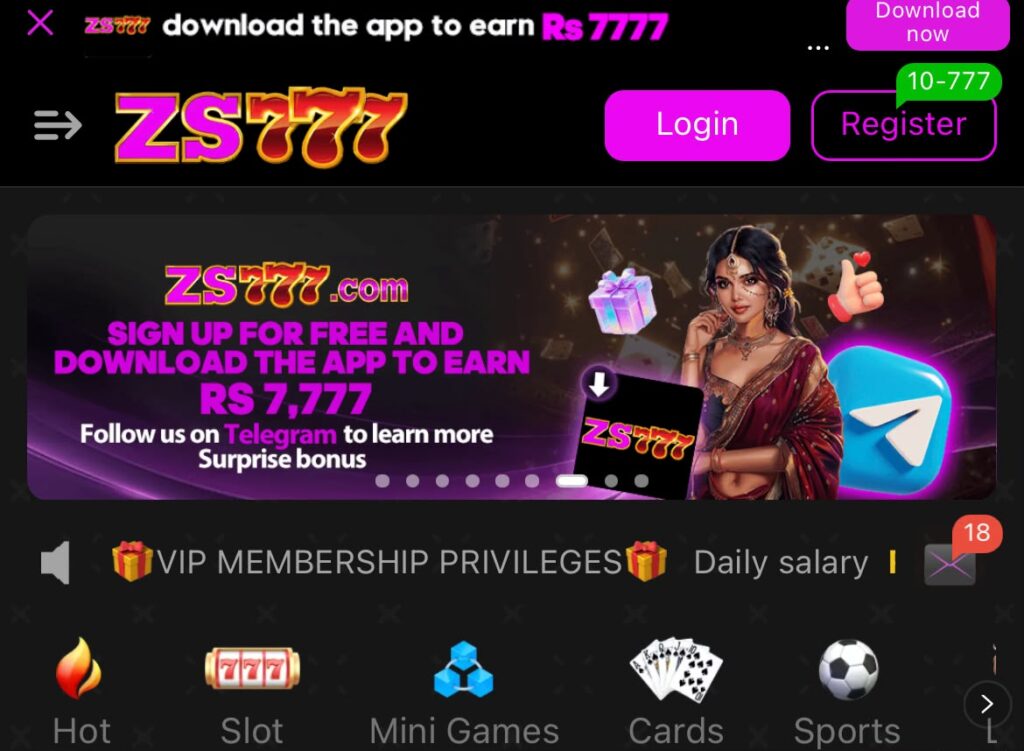 ZS777 Game App