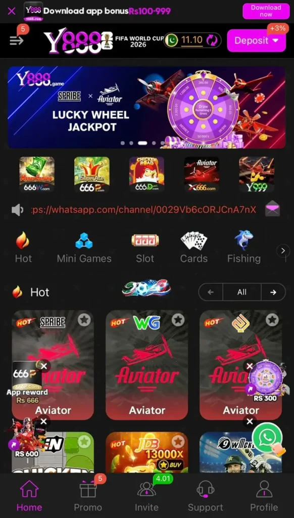Y888 APK Login