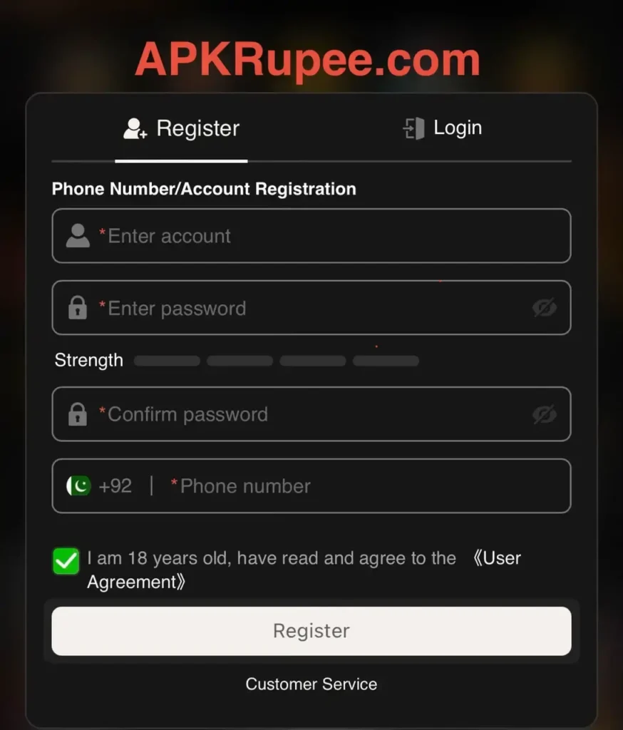 GGR678 Game Register
