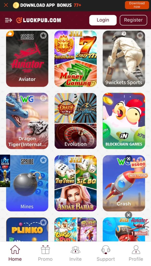 LUCKPUB Game APK